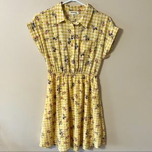 Gingham Dress with flowers 🌸